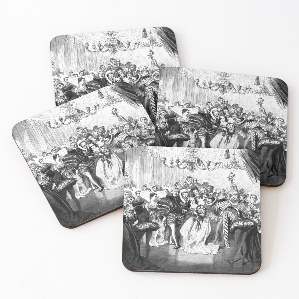 Item preview, Cinderella at the Ball - Gustave Dore designed and sold by forgottenbeauty.