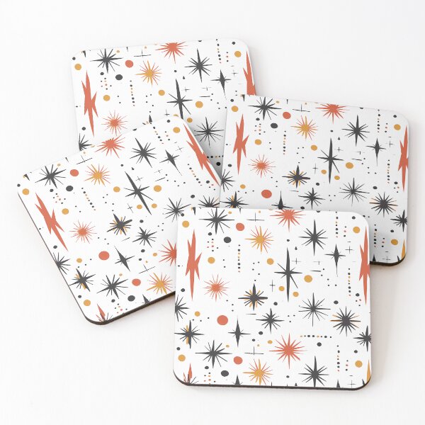 Item preview, Retro Atomic Starbursts Pattern - Mid-Century Modern Abstract Design for Home Decor and Apparel designed and sold by David Balzen.