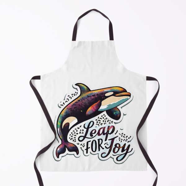 Item preview, Playful Orca Watercolor - Leap for Joy designed and sold by NiftyWrx.