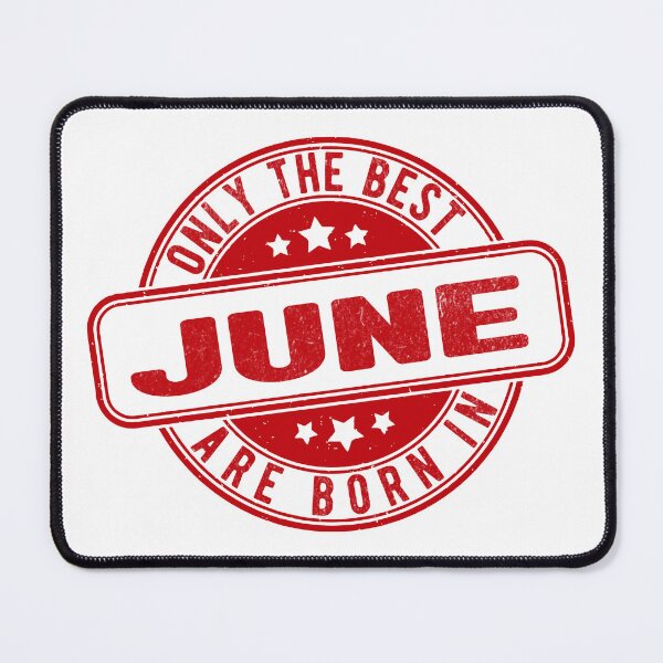 Item preview, only the best are born in june designed and sold by HB Shirts.