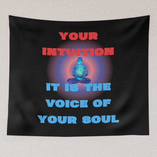 Item preview, YOUR INTUITION IS THE VOICE OF YOUR SOUL designed and sold by stickersrafisa.