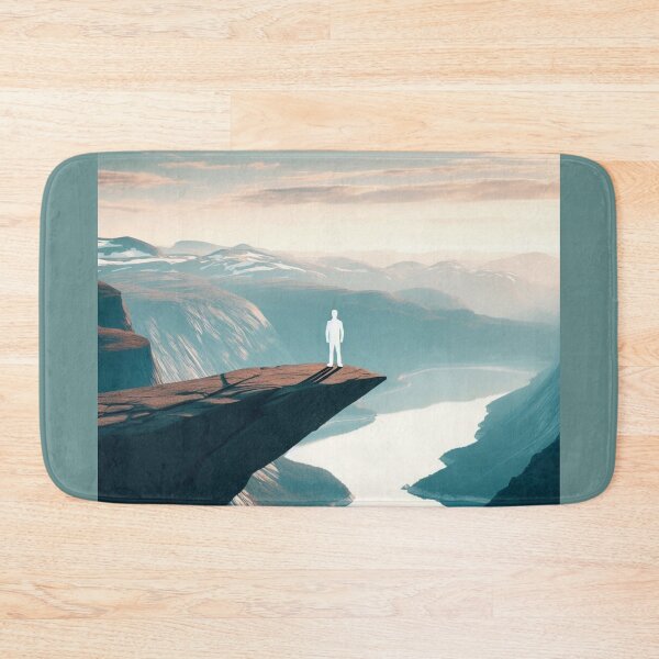 Item preview, White Ghost Guy on Trolltunga designed and sold by Gaborai.