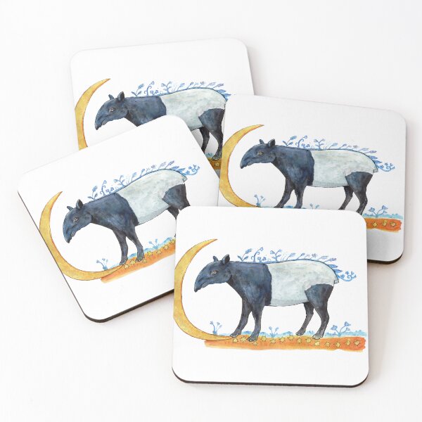Item preview, Malayan Tapir on a Starry Path designed and sold by Tyulnia.