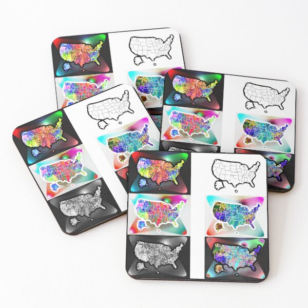 Item preview, US Lights Maps designed and sold by Daniel Janda.