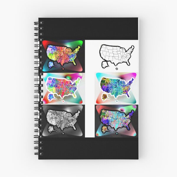 Item preview, US Lights Maps designed and sold by Daniel Janda.