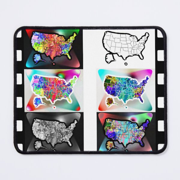 Item preview, US Lights Maps designed and sold by Daniel Janda.
