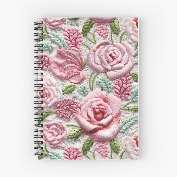 Item preview, Embroidered Roses on Lace designed and sold by SimoneBalman.
