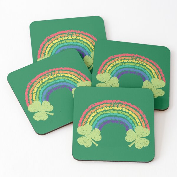 Item preview, Crayon Shamrock Rainbow for St Patricks Day designed and sold by ellenhenry.