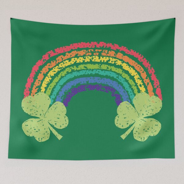 Item preview, Crayon Shamrock Rainbow for St Patricks Day designed and sold by ellenhenry.