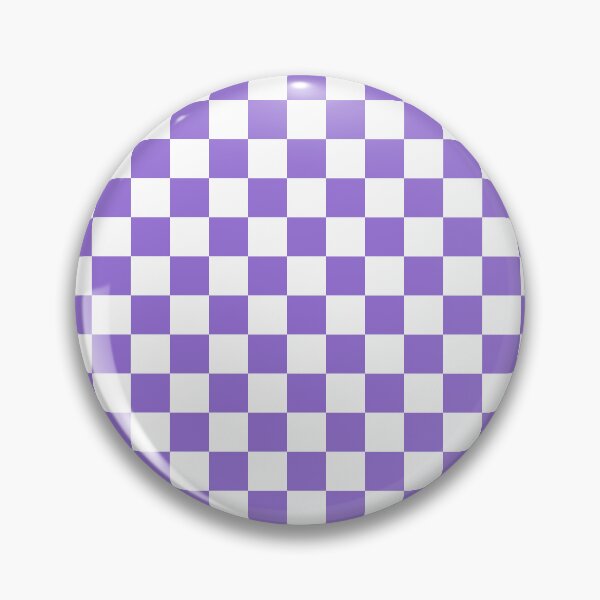 Item preview, Small Checkered - White and Dark Pastel Purple designed and sold by JustPatterns2.