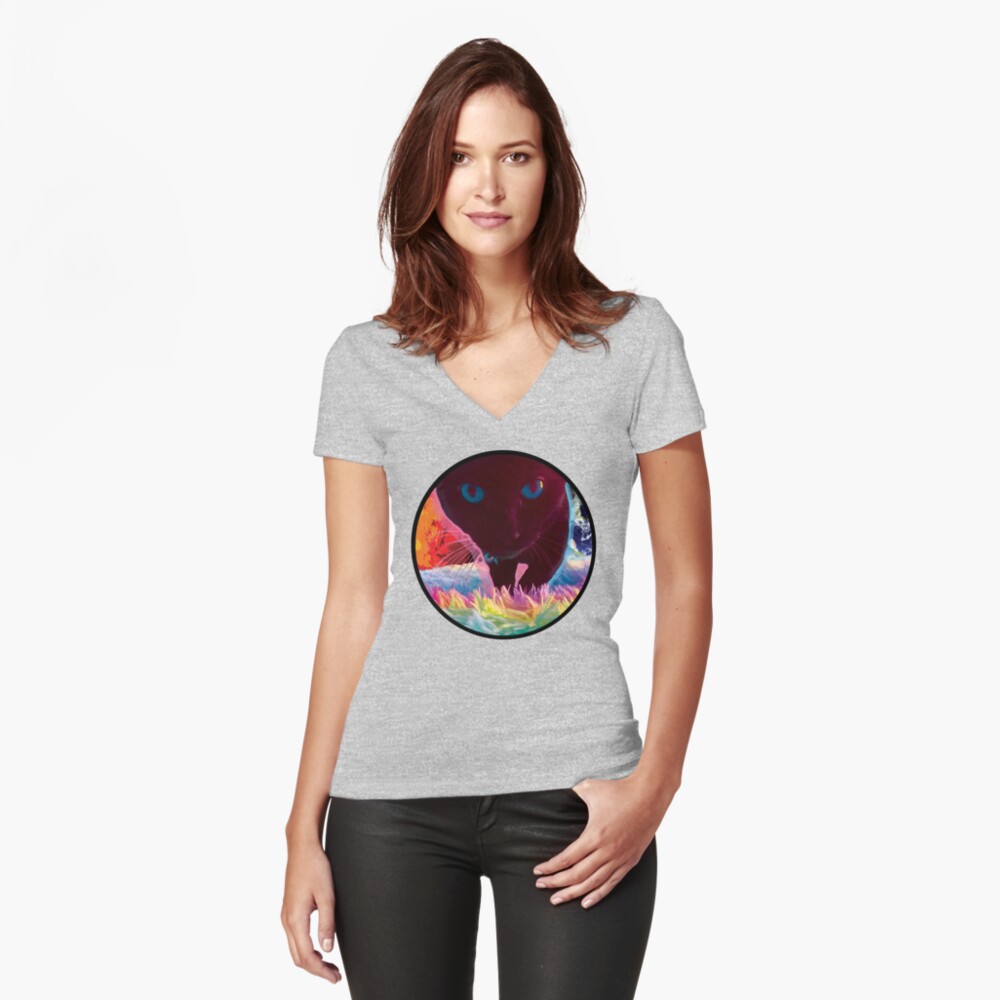 Item preview, Fitted V-Neck T-Shirt designed and sold by FBWashington.
