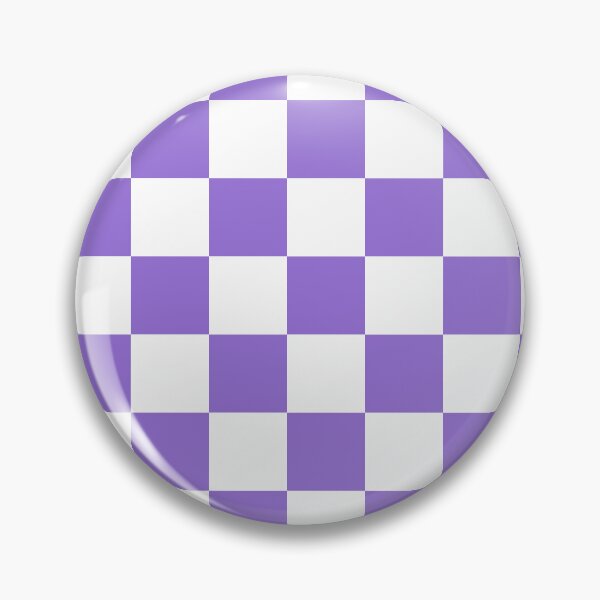 Item preview, Checkered - White and Dark Pastel Purple designed and sold by JustPatterns2.