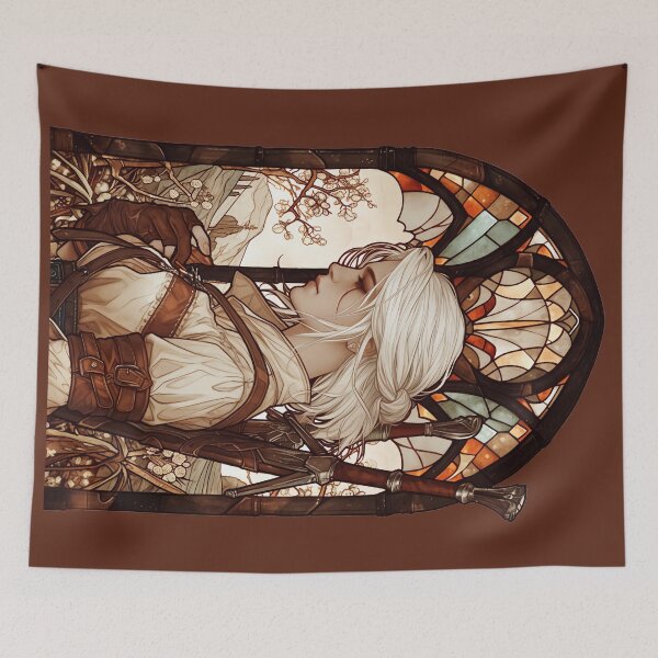 Item preview, Stained Glass Ciri designed and sold by SchellStation.
