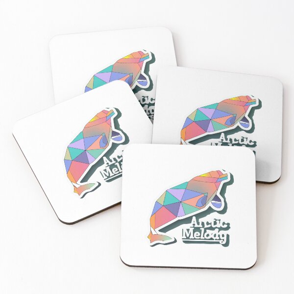 Item preview, Geometric Beluga Whale - Arctic Melody designed and sold by NiftyWrx.