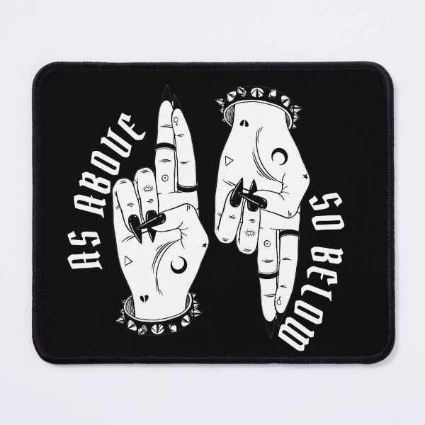 Item preview, As Above So Below Tattooed Goth Hands designed and sold by 13ThDimension.