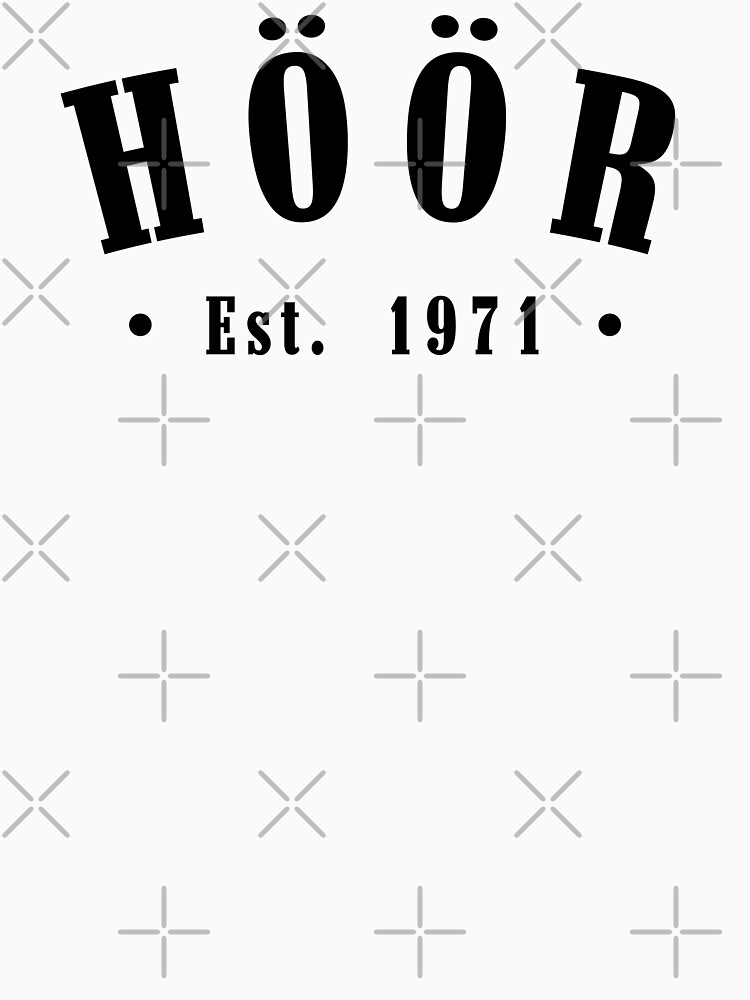 Thumbnail 7 of 7, Classic T-Shirt, Höör Skåne County Sweden Est. 1971 Black Letter Sverige designed and sold by establishedwear.