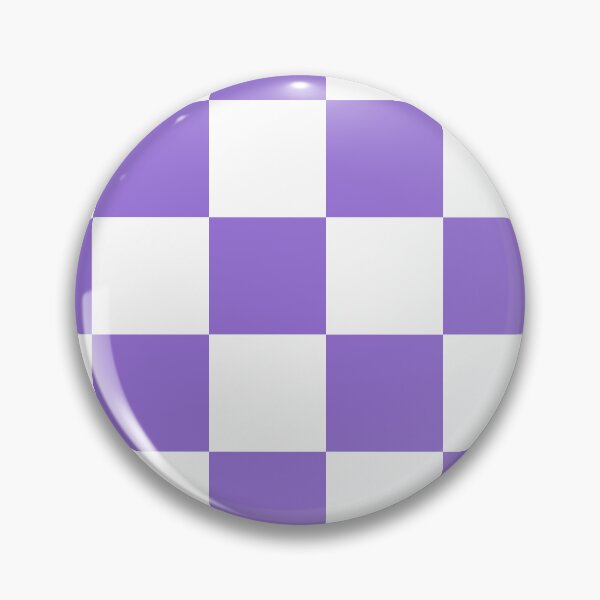 Item preview, Large Checkered - White and Dark Pastel Purple designed and sold by JustPatterns2.