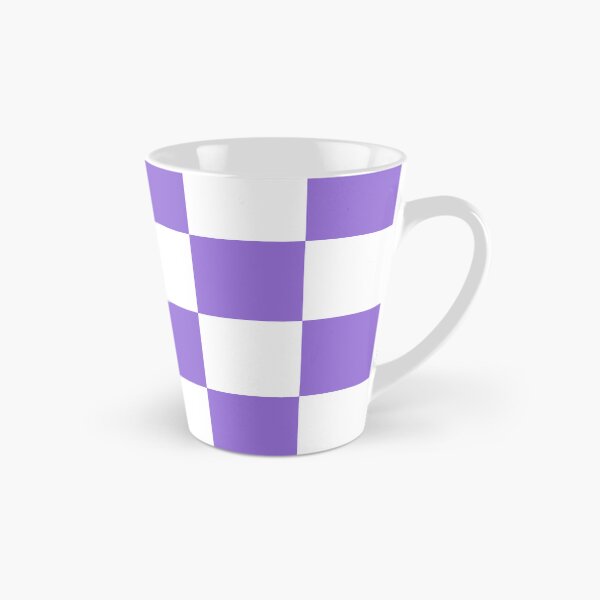 Item preview, Large Checkered - White and Dark Pastel Purple designed and sold by JustPatterns2.