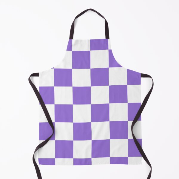 Item preview, Large Checkered - White and Dark Pastel Purple designed and sold by JustPatterns2.