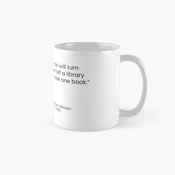 Artikelvorschau, Dr. Samuel Johnson entworfen und verkauft von QuotationInsp.