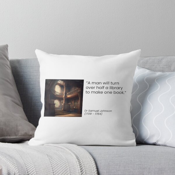 Item preview, Dr Samuel Johnson designed and sold by QuotationInsp.