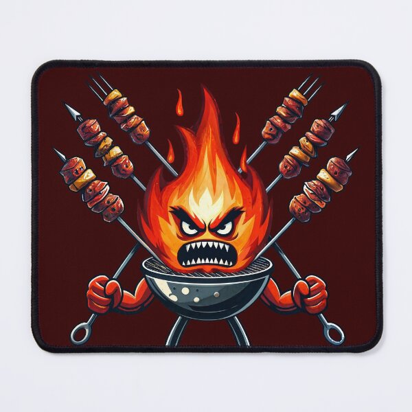 Item preview, Angry Barbecue Thirsting for Meats designed and sold by PlumeUniverse.