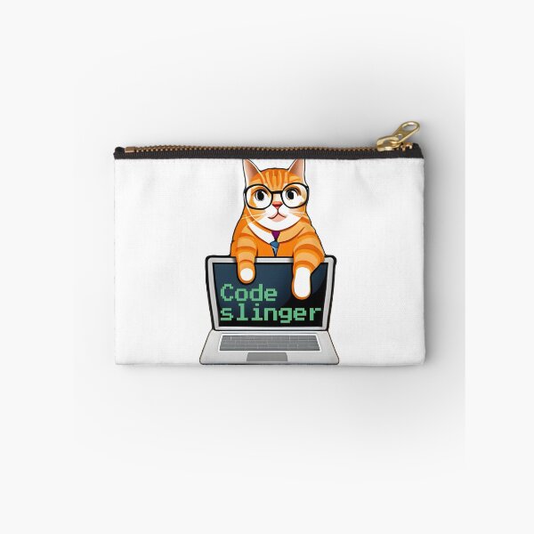 Item preview, Code slinger. Funny cat coding on computer. Funny Programming coding quote. designed and sold by Unitepeople.