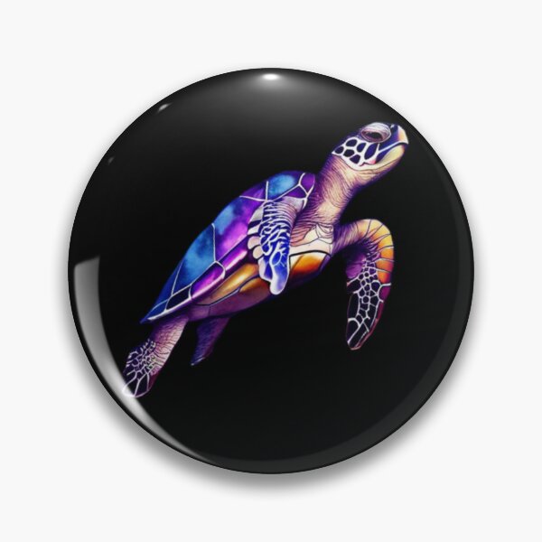 Item preview, Tortuga Marina Acuarela Technicolor designed and sold by PrintsBySarahB.