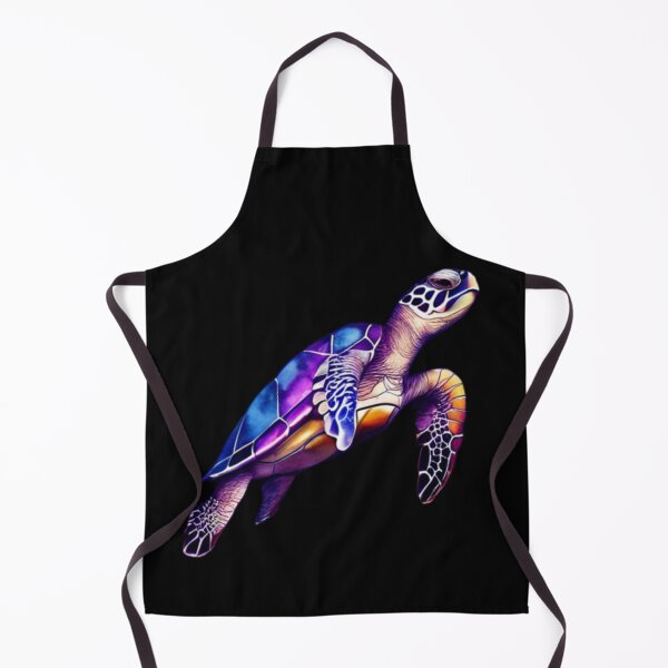 Item preview, Technicolor Watercolor Sea Turtle designed and sold by PrintsBySarahB.