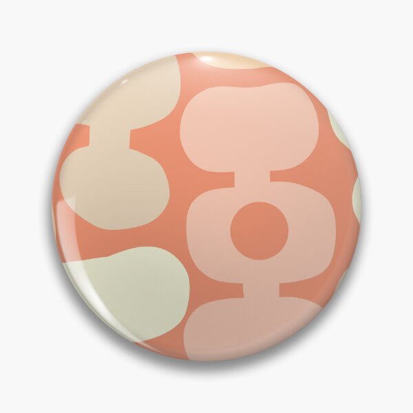 Item preview, Iconic Abstract Minimalist Scandinavian Pattern in Apricot Shades designed and sold by Deutschic.