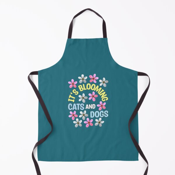 Item preview, It's blooming cats and dogs cute and funny spring greetings designed and sold by mariya-ivanova.