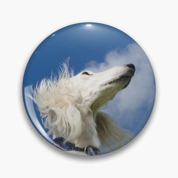 Item preview, Saluki, sight hound with wind in her ears. designed and sold by sandyprints.