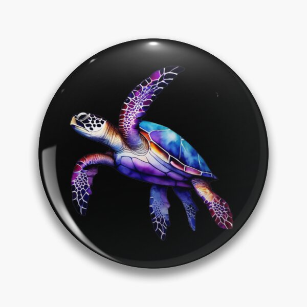 Item preview, Tortuga Marina Acuarela Technicolor designed and sold by PrintsBySarahB.