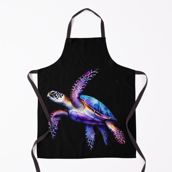 Item preview, Technicolor Watercolor Sea Turtle designed and sold by PrintsBySarahB.