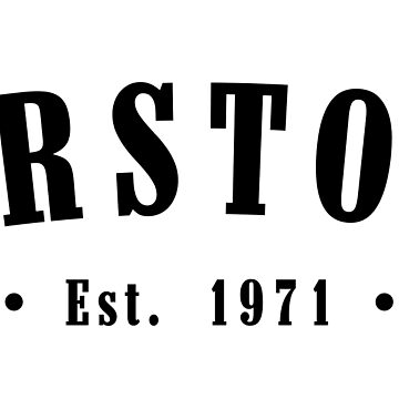Artwork thumbnail, Perstorp Skåne County Sweden Est. 1971 Black Letter Sverige by establishedwear