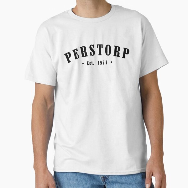 Perstorp Skåne County Sweden Est. 1971 Black Letter Sverige Classic T-Shirt