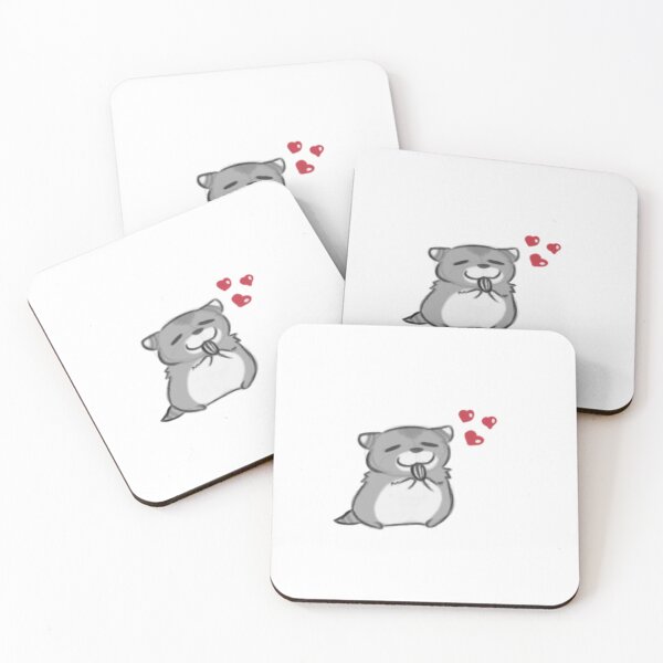 Item preview, Grey Hamster Eating Sunflower Seed designed and sold by ArtfulFoxCorner.
