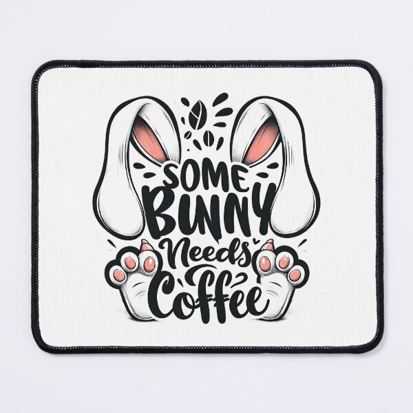 Item preview, Some Bunny Needs Coffee Women Girl Rabbit Funny Easter T-Shirt designed and sold by MAPDDesigns.