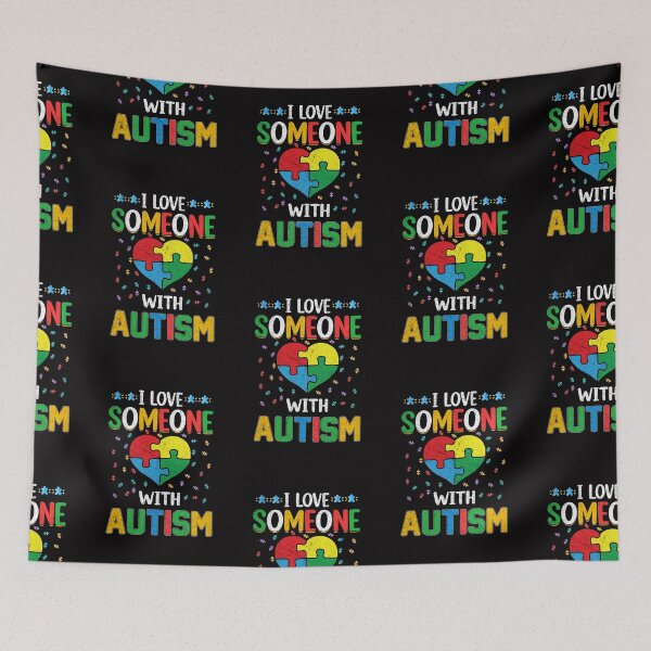 Item preview,  I love someone with autism designed and sold by marfanna.