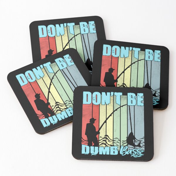 Item preview, Don't Be A Dumb Bass Funny quote Fishing Dad Jokes designed and sold by Ouzgane.