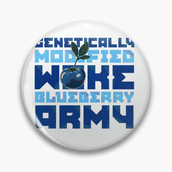 Item preview, Genetically Modified Woke Blueberry Army designed and sold by JACK SHOEGAZER.