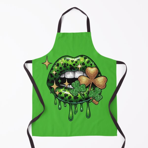 Item preview, Lips and shamrock, St. Patrick’s Day, ladies, woman designed and sold by iclipart.