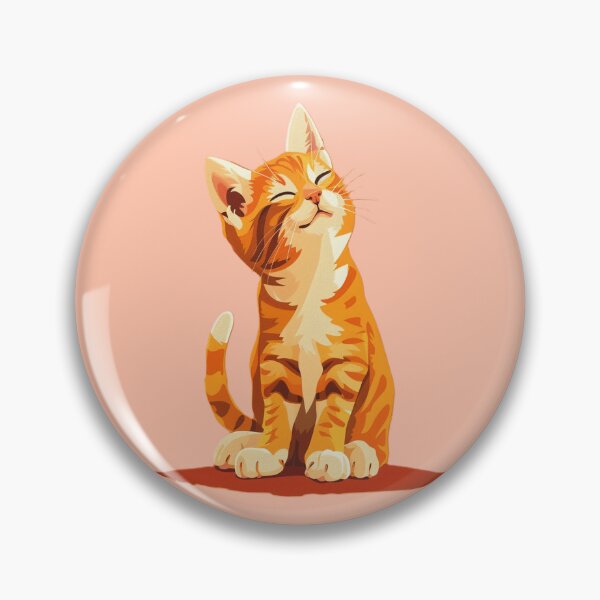 Item preview, Orange Cat Sticker. designed and sold by SUB Q.