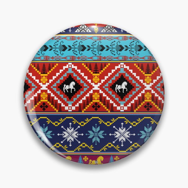 Item preview,  Cross stitch work ethnic pattern Pixel designed and sold by Chattakan.