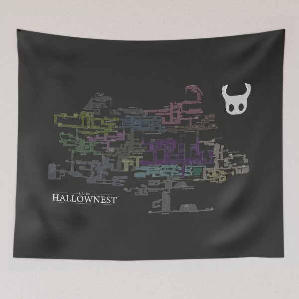 Item preview, HALLOWNEST MAP - Hollow Knight map designed and sold by Necronder.