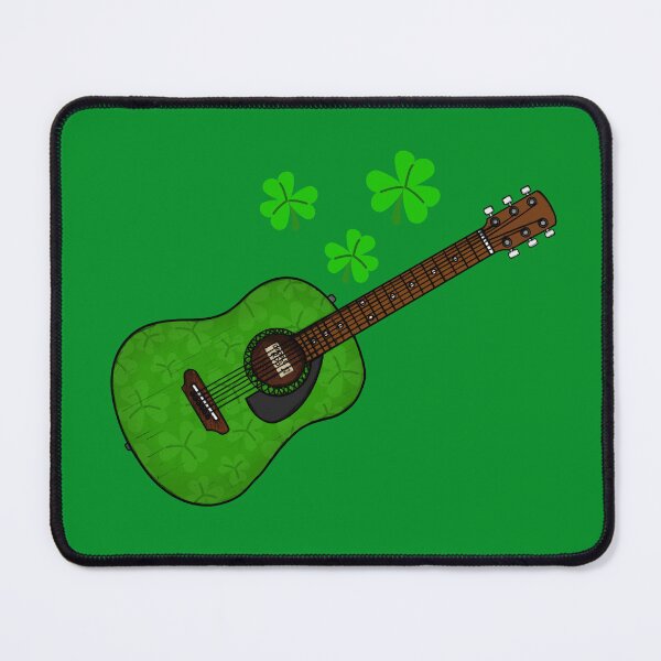 Item preview, Acoustic Guitar St Patrick's Day Guitarist Irish Musician designed and sold by doodlerob.