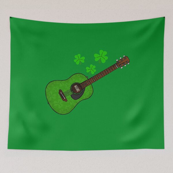 Item preview, Acoustic Guitar St Patrick's Day Guitarist Irish Musician designed and sold by doodlerob.