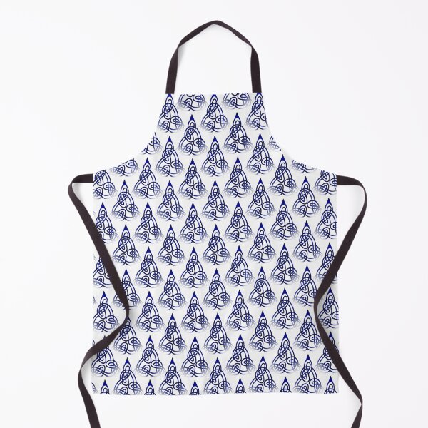 Item preview, Triangle Knot With Doubled Threads Blue Pattern designed and sold by taiche.