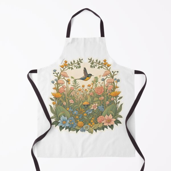 Item preview, botanical garden scene with intricately detailed flowers, plants, and foliage.. sticker designed and sold by ArtshirtGroup.