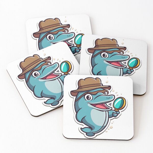 Item preview, Detective Dolphin Cartoon Adventure designed and sold by NiftyWrx.